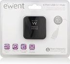 EWENT - Ewent EW1134 USB HUB USB 3.1 4x (up to 5 Gbps) incl power adapter - EW1134 - afbeelding 2