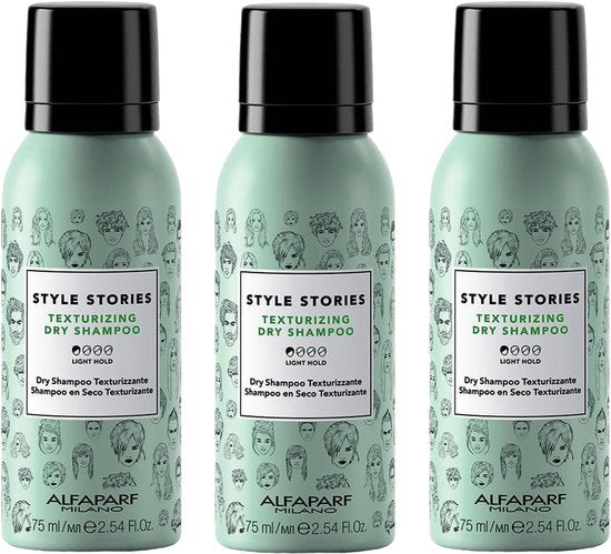 Alfaparf Style Stories Texturizing Dry Shampoo 75ml - 3 stuks - afbeelding 1