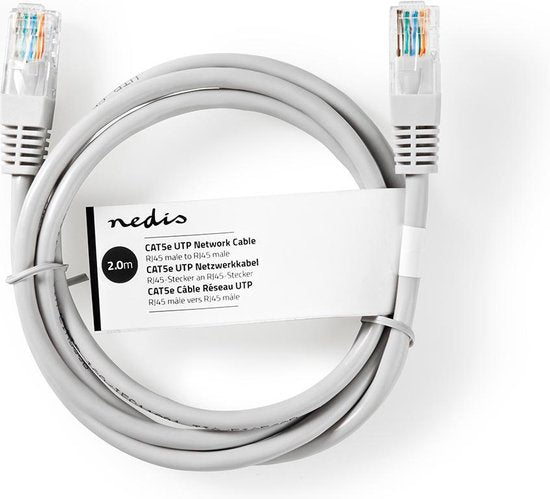 Nedis CAT5e-Kabel - U/UTP - RJ45 Male - RJ45 Male - m - Rond - PVC - Label - afbeelding 11