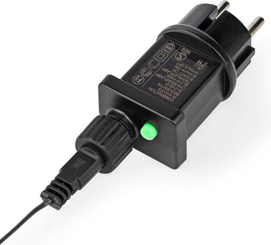 Nedis Kerstverlichting - Koord - 180 LED's - Warm Wit - 13.50 m - Licht effecten: 7 - Binnen & Buiten - Netvoeding - afbeelding 2