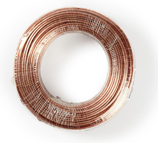 Nedis Speaker-Kabel - 2x 1.50 mm² - CCA - m - Rond - PVC - Folieverpakking - afbeelding 3