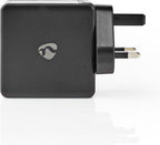Nedis Oplader - 48 W - Snellaad functie - 2x 3.0 A - Outputs: 2 - USB-A / USB-C™ - Geen Kabel Inbegrepen - Automatische Voltage Selectie - afbeelding 4
