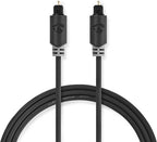 Nedis Optische Audiokabel - TosLink Male - TosLink Male - m - Rond - PVC - Antraciet - Doos - afbeelding 15
