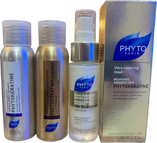 Phyto Paris Phytokératin Repairing Set Damaged Hair - afbeelding 1