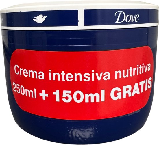 2 stuks Dove Creme 400 ml (250ml + 150ml Gratis) Intensief Voedende creme - afbeelding 2