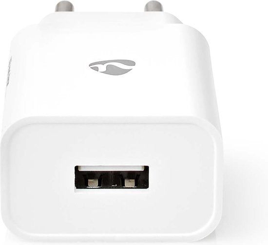 Nedis Oplader - 12 W - 1x 2.4 A - Outputs: 1 - USB-A - Geen Kabel Inbegrepen - Single Voltage Output - Wit - afbeelding 14