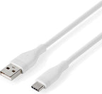 Nedis USB-Kabel - USB 2.0 - USB-A Male - USB-C Male - 15 W - 480 Mbps - Vernikkeld - 1.50 m - Rond - Silicone - Wit - Doos - afbeelding 2