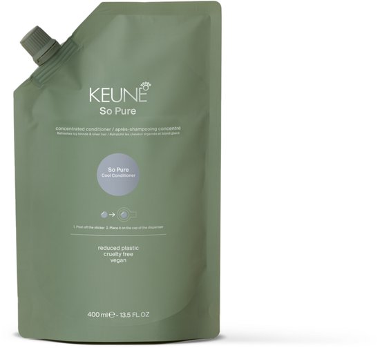 Keune So Pure Cool Conditioner Refill 400 ml - afbeelding 4