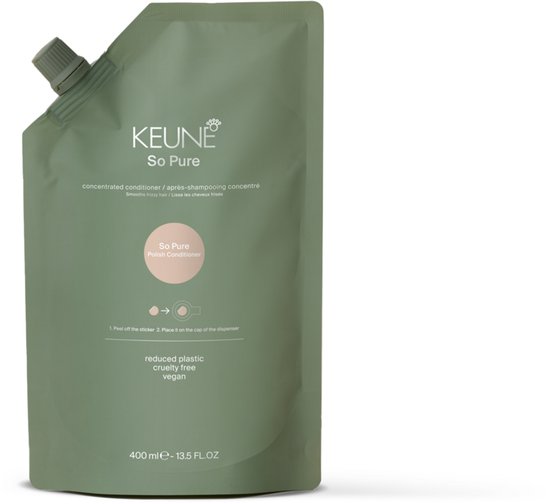 Keune So Pure Polish Conditioner Refill 400 ml - afbeelding 4