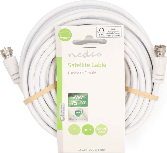 Nedis F Male - F Male M Wit - afbeelding 27