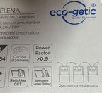 Downlighter LED Eco-Getic Helena 19,5 w / 25 w 3000 K / 4000 K 1860 / 2500 lumen doorsnede zaaggat 20 cm - afbeelding 3