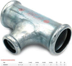 Raccorderie Metalliche Steelpres 392028015 Reduceer T-Stuk 28x15x28 - 1 stuks - afbeelding 2