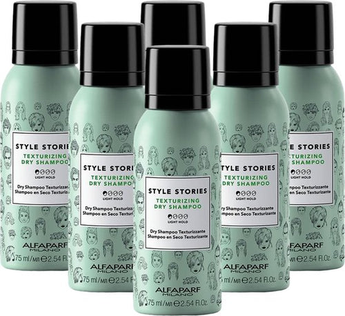 Alfaparf Style Stories Texturizing Dry Shampoo 75ml - 6 stuks - afbeelding 1