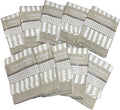 10 x set à 2 st Theedoek 50 cm x 50 cm Beige 100 % Katoen - afbeelding 1