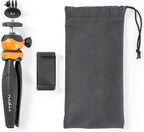 Nedis Statief - Maximaal draagvermogen: 1.5 kg - Minimale werkhoogte: 11.0 cm - Maximale werkhoogte: 16.0 cm - 1 Segment - Gefixeerd - Inclusief reistas - ABS / Nylon - Oranje / Zwart - afbeelding 3