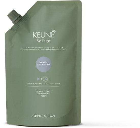 Keune So Pure Cool Shampoo Refill 400 ml - afbeelding 4
