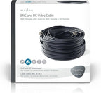 Nedis CCTV-Security Kabel - BNC / DC - 30.0 m - Rond - PVC - Zwart - Gift Box - afbeelding 2