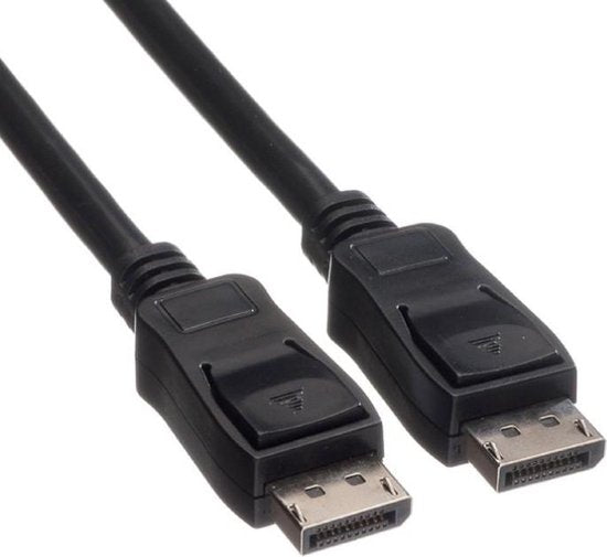 DisplayPort-Kabel - DisplayPort Male - DisplayPort Male - 4K@60Hz - Vernikkeld - 3.00 m - Rond - PVC - Zwart - Polybag - afbeelding 9