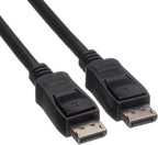 DisplayPort-Kabel - DisplayPort Male - DisplayPort Male - 4K@60Hz - Vernikkeld - 3.00 m - Rond - PVC - Zwart - Polybag - afbeelding 9