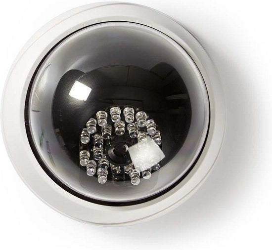 Nedis Dummy Beveiligingscamera - Dome - Batterij Gevoed - Binnen - Wit - afbeelding 4