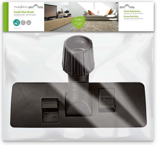 Nedis Combivloerborstel - Kunststof - Universeel toepasbaar - 30 - 40 mm - afbeelding 4
