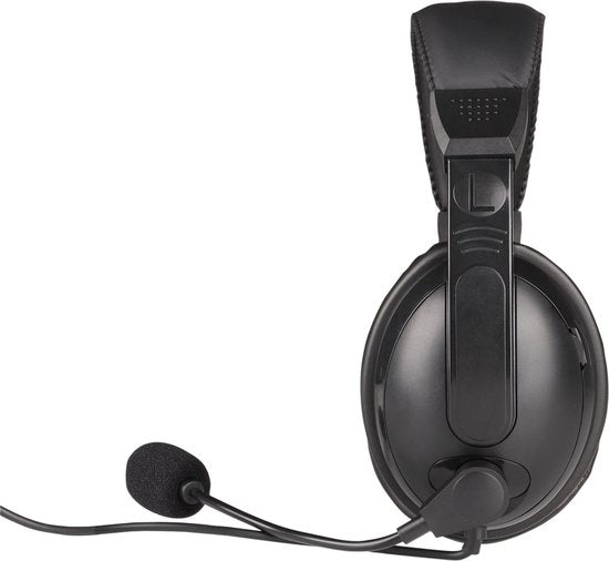 Q-Link koptelefoon – met microfoon – bedraad – 3.5 mm – zwart - afbeelding 6