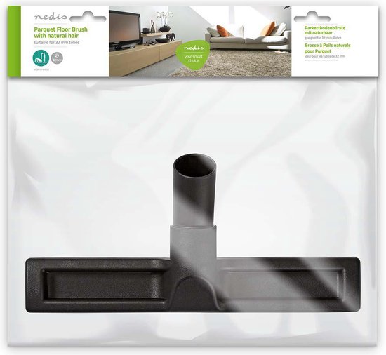 Nedis Parketborstel - Natuurlijk Haar - Vervanging voor: A.E.G. / Electrolux / Fam / Holland Electro / Nilfisk / Numatic / Philips - afbeelding 4