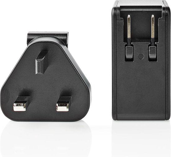 Nedis Oplader - 48 W - Snellaad functie - 2x 3.0 A - Outputs: 2 - USB-A / USB-C™ - Geen Kabel Inbegrepen - Automatische Voltage Selectie - afbeelding 9