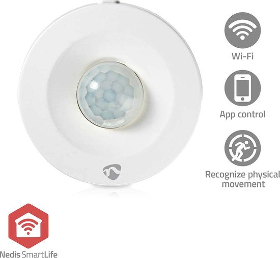 Nedis SmartLife Bewegingssensor - Zigbee 3.0 - Batterij Gevoed - IP20 - Detectiehoek: 120 ° - Detectiebereik: 5 m - Max. batterijduur: 12 Maanden - Wit - afbeelding 10