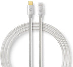 Nedis Premium 8-pins Lightning naar USB-C kabel - USB2.0 - tot 20V/3A / aluminium - meter - afbeelding 11