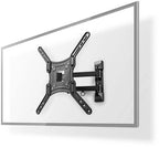 Nedis Draai en Kantelbare TV Muurbeugel - 23 t/m 55 Inch - Max 30 Kg - Zwart - afbeelding 1