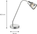 Light depot - Tafellamp Solo - staal - Industrieel - GU10 fitting - afbeelding 4