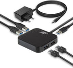 ACT USB hub 3.0, 4 poorts, 10W stroomadapter AC6305 - afbeelding 3