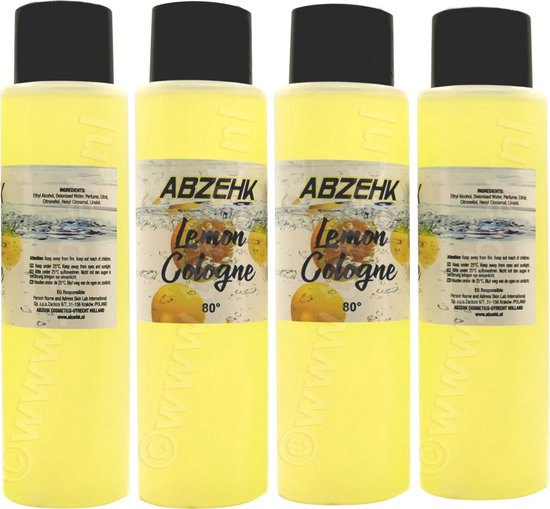 Abzehk Eau de Cologne Lemon - 250ml - afbeelding 2