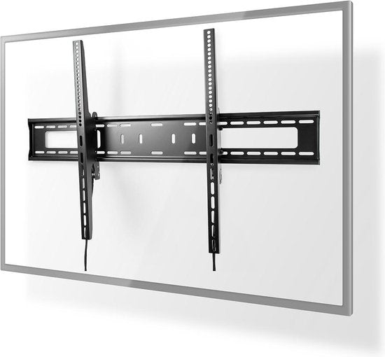Nedis Kantelbare TV Muurbeugel - 60 t/m 100 Inch - Max 75 Kg - Zwart - afbeelding 1