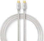 USB voor Synchroniseren, Opladen en AV-Ondersteuning | Verguld | USB C™ Male naar USB C™ Male | Voor Aansluiten van Smartphones en Mobiele Apparaten - afbeelding 42