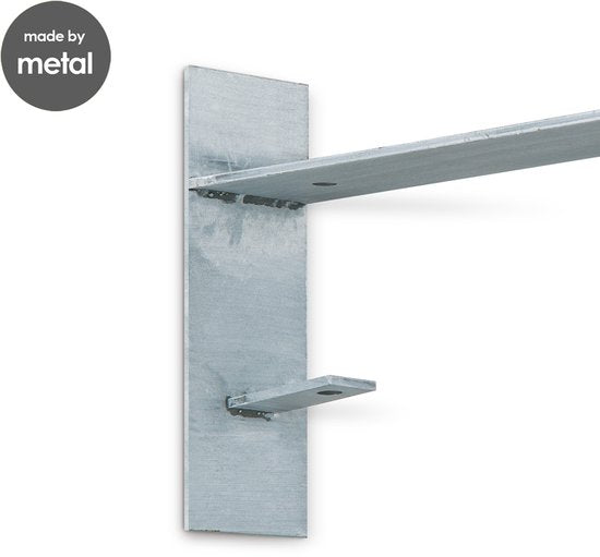 Home Sweet Home - Wandhaak Angle - haak gemaakt van metaal - Beton - 31/5/15cm - maak je eigen unieke lamp- voor muur hanglamp - afbeelding 6