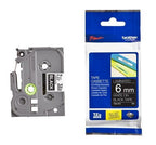 Brother TZe-315 wit op zwart labeltape – breedte 6 mm - afbeelding 6