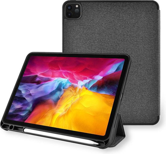 Nedis Tablet Folio Case - iPad Pro 11" 2020 - Ingebouwde potloodhouder - Auto-wake-functie - Grijs / Zwart - Polycarbonate / TPU - afbeelding 4