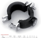Raccorderie Metalliche Pratiko 351100001 1" Kraag voor buisklemming met rubberen pakking zonder plug & hout-ijzerschroef - 2 stuks - afbeelding 2