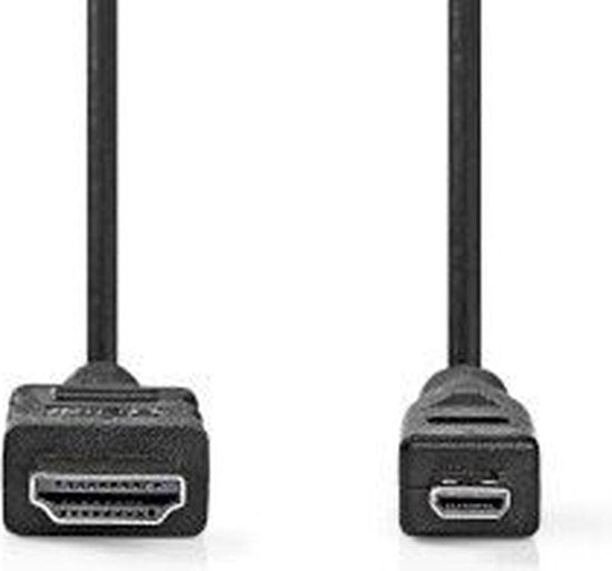 High Speed HDMIâ„¢-kabel met Ethernet | HDMIâ„¢-connector - HDMIâ„¢-micro-connector | 1,5 m | Zwart - afbeelding 3