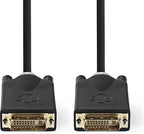 Nedis DVI-Kabel - DVI-D 24+1-Pins Male - DVI-D 24+1-Pins Male - 2560x1600 - Verguld - 2.00 m - Recht - PVC - Antraciet - Blister - afbeelding 8