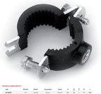 Raccorderie Metalliche Pratiko 351304001 3/4" Kraag voor buisklemming met rubberen pakking zonder plug & hout-ijzerschroef - 2 stuks - afbeelding 2
