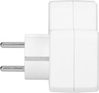 Doorvoerstekker met schakelaar - 2x - Schuko - splitter - verdeelstekker - Wit - afbeelding 16