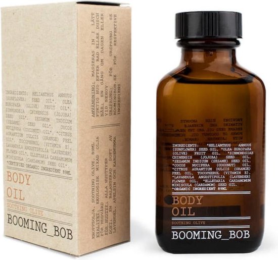 Booming Bob Body Oil Soothing Olive - afbeelding 1