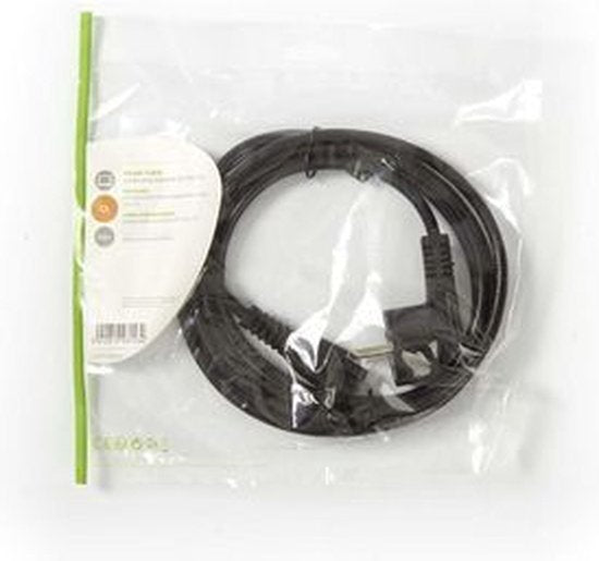 Nedis electriciteitssnoer Zwart m Netstekker type F - afbeelding 5