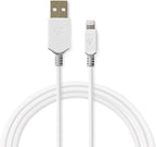 Nedis Lightning Kabel - USB 2.0 - Apple Lightning 8-Pins - USB-A Male - 480 Mbps - Verguld - 1.00 m - Rond - PVC - Grijs / Wit - Doos - afbeelding 7