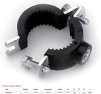 Raccorderie Metalliche Pratiko 351114001 1" 1/4 Kraag voor buisklemming met rubberen pakking zonder plug & hout-ijzerschroef - 2 stuks - afbeelding 2
