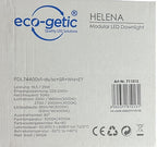 Downlighter LED Eco-Getic Helena 19,5 w / 25 w 3000 K / 4000 K 1860 / 2500 lumen doorsnede zaaggat 20 cm - afbeelding 13