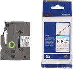 Labeltape krimpkous Brother Hse HSe-211 Tapekleur: Wit Tekstkleur:Zwart 5.8 mm 1.5 m - afbeelding 12